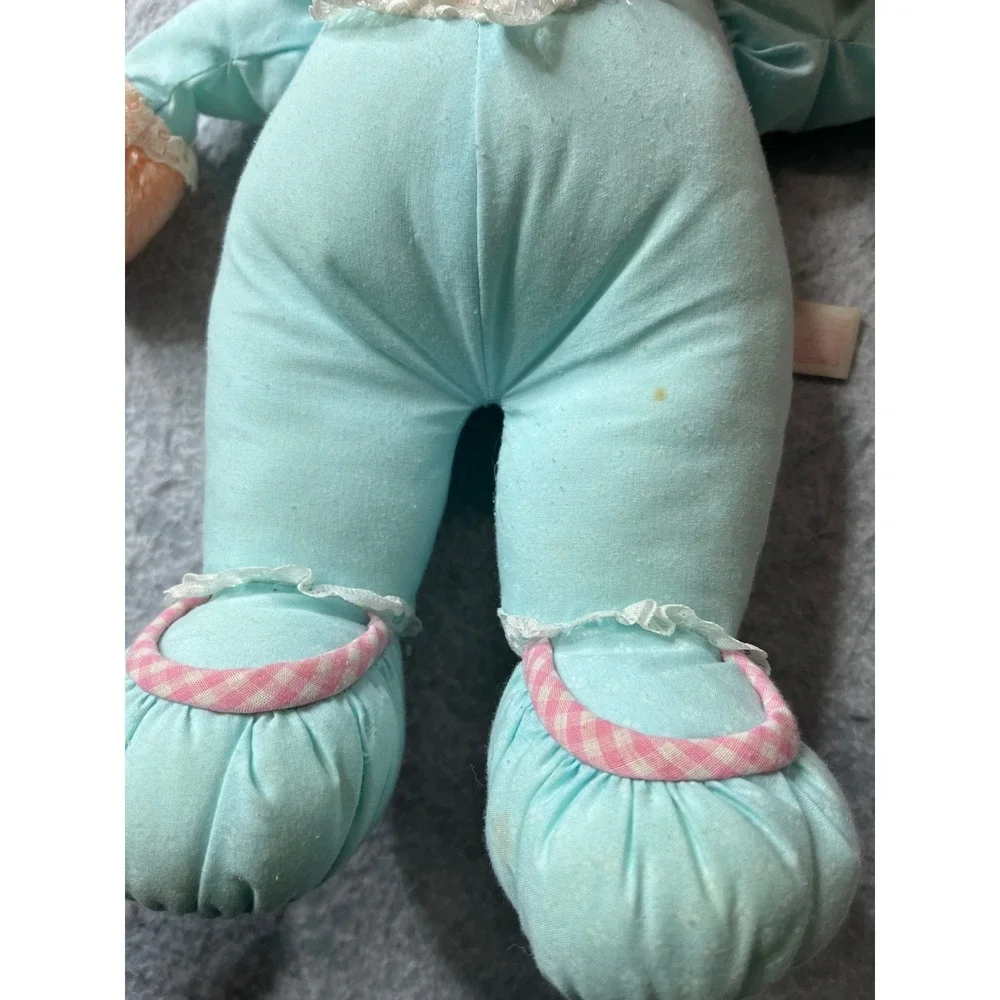 Commonwealth vintage Nite Nite Sleepy‎ Dog Plush Toy Light Blue Pajamas Star Hat